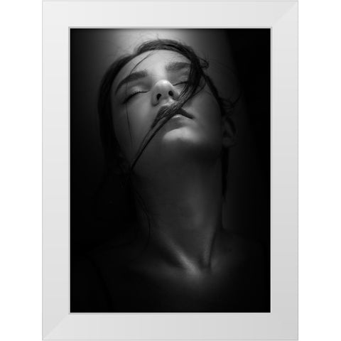Ritratto Di Elisabetta White Modern Wood Framed Art Print by Fidanza, Toni