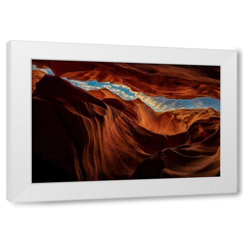 Arizona Sky White Modern Wood Framed Art Print by Steverson, Michael
