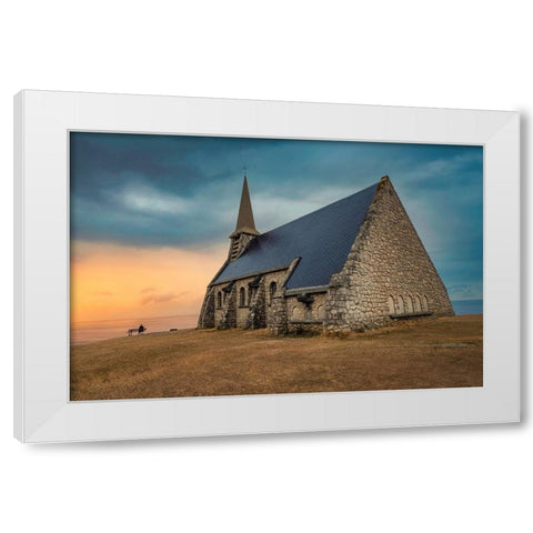 Chapelle White Modern Wood Framed Art Print by Ehrlich, Amir