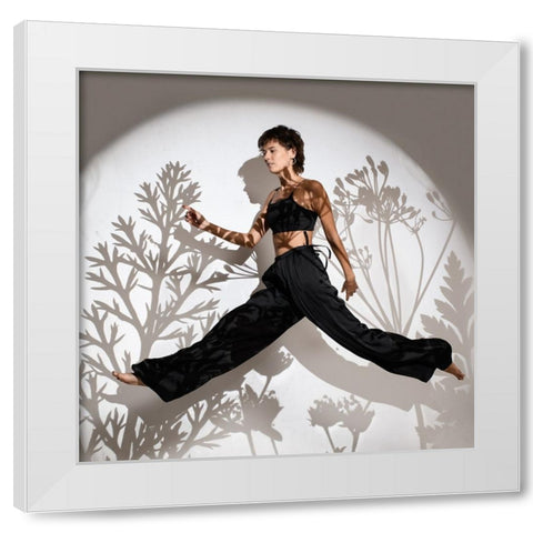 Hang Out White Modern Wood Framed Art Print by Anton, Rostovskiy