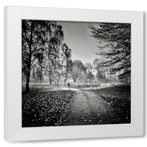 Good Morning White Modern Wood Framed Art Print by Kuavi, Robert