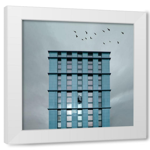 Urban creative White Modern Wood Framed Art Print by Schuster, Inge