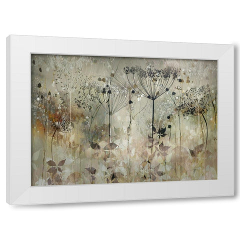 Autumn is coming White Modern Wood Framed Art Print by Talen, Nel