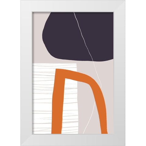 All I wanna do White Modern Wood Framed Art Print by uplusmestudio