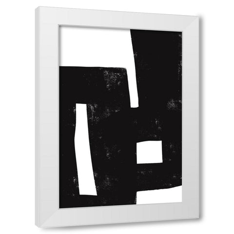 I was never there White Modern Wood Framed Art Print by uplusmestudio
