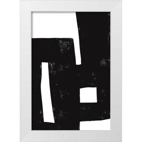 I was never there White Modern Wood Framed Art Print by uplusmestudio