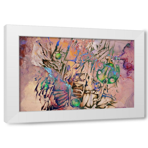 The night composition White Modern Wood Framed Art Print by Kulik, Rafal