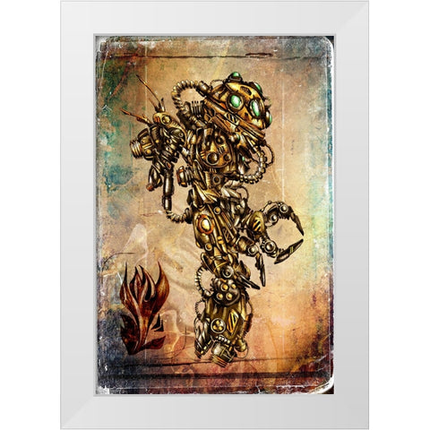 Safety uniform White Modern Wood Framed Art Print by Kulik, Rafal