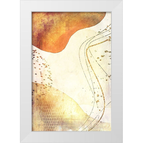 Boho art 12 White Modern Wood Framed Art Print by Kulik, Rafal