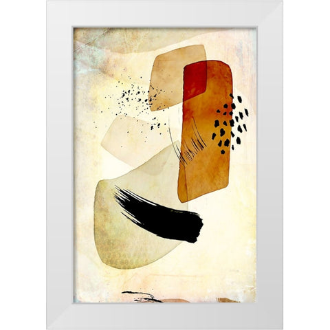 Boho art 14 White Modern Wood Framed Art Print by Kulik, Rafal