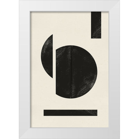 Zen Nr1 White Modern Wood Framed Art Print by The Miuus Studio
