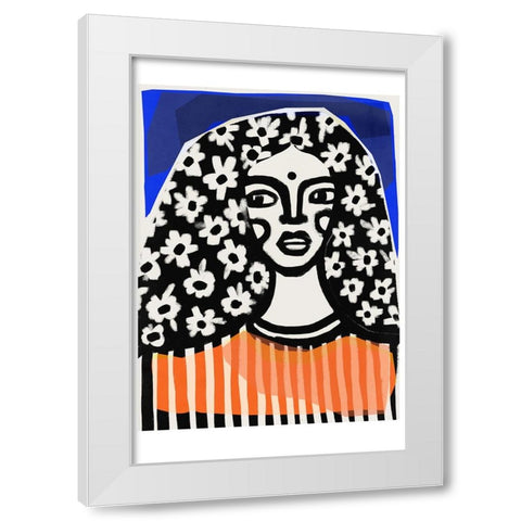Before You Go White Modern Wood Framed Art Print by Treechild