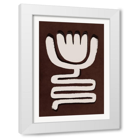 The Flower Of Life White Modern Wood Framed Art Print by Treechild