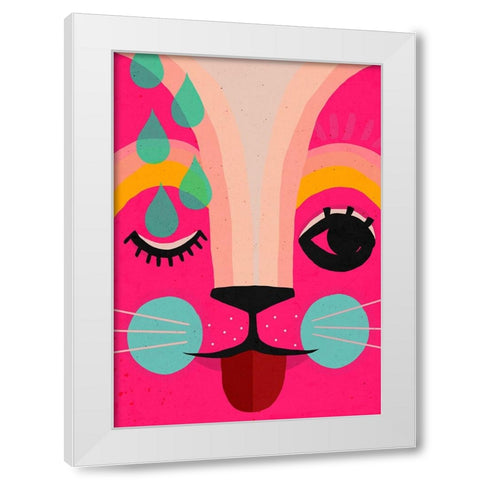 Neon! White Modern Wood Framed Art Print by Treechild