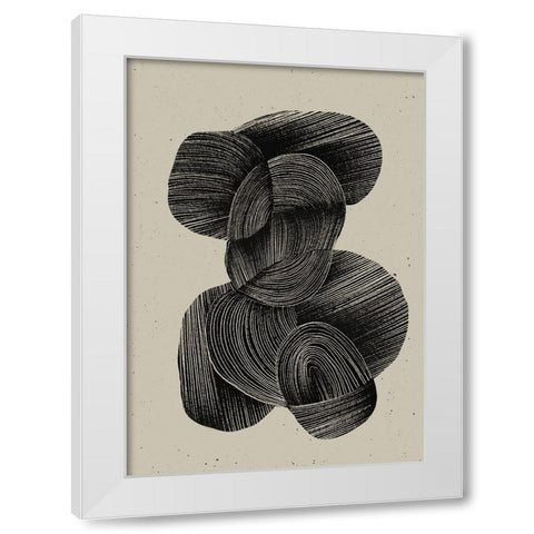 Straw No 2 White Modern Wood Framed Art Print by Treechild
