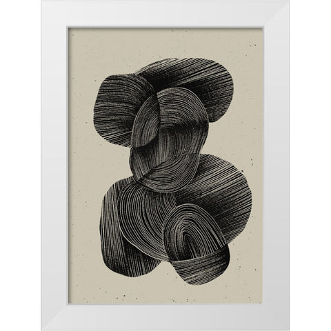 Straw No 2 White Modern Wood Framed Art Print by Treechild