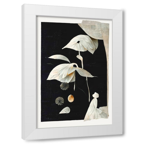 The Seed White Modern Wood Framed Art Print by Treechild