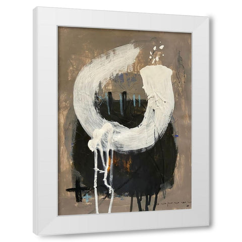 Fresh Start 3 White Modern Wood Framed Art Print by Raposo, Afranio