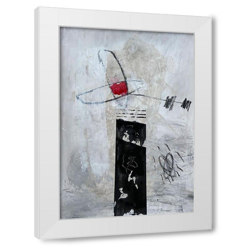Fresh Start 2 White Modern Wood Framed Art Print by Raposo, Afranio