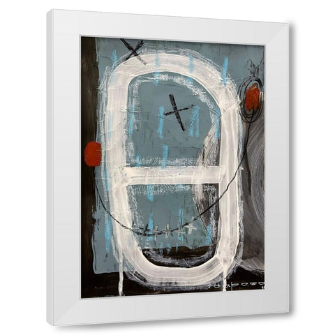 Fresh Start 1 White Modern Wood Framed Art Print by Raposo, Afranio