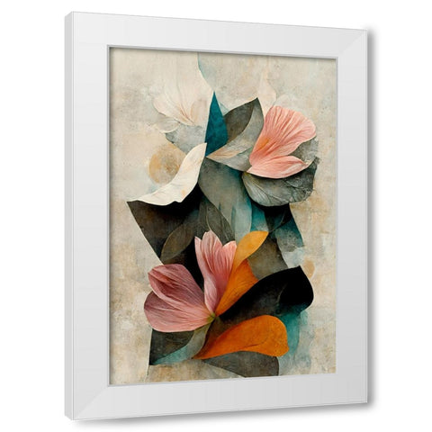 Grow White Modern Wood Framed Art Print by Treechild