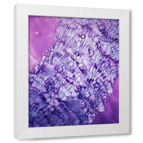 She Sells Sea Shells White Modern Wood Framed Art Print by Mann, Tara