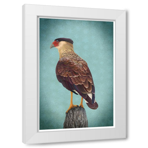 Carancho White Modern Wood Framed Art Print by Caballero, Franco