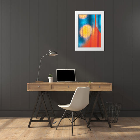 Untitled White Modern Wood Framed Art Print by Ali Amir, Abbas