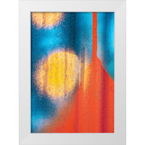 Untitled White Modern Wood Framed Art Print by Ali Amir, Abbas