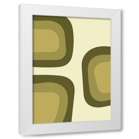 Boo White Modern Wood Framed Art Print by Grace Agustin, Wendy