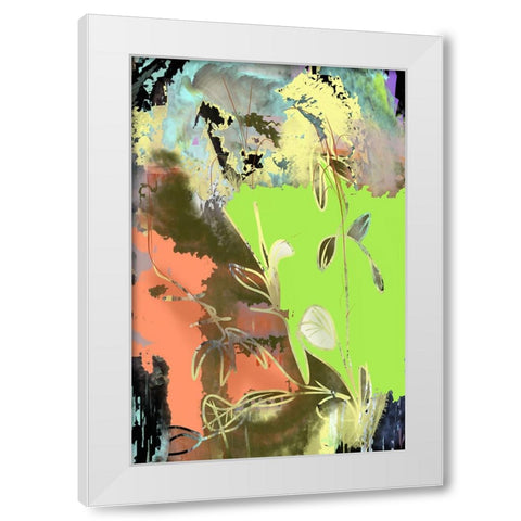 Nature Comes White Modern Wood Framed Art Print by Silva, Dpaulinos