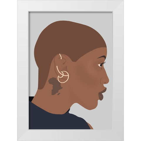 Beautiful Africa White Modern Wood Framed Art Print by Rodrigues, Sabrina