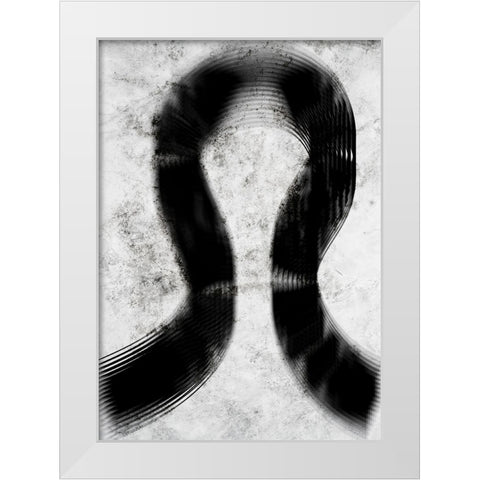 Drift White Modern Wood Framed Art Print by Elmoudden, Omar