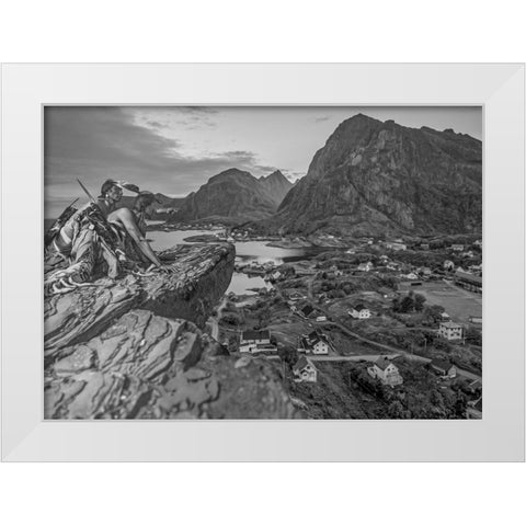 A Different Time 2 White Modern Wood Framed Art Print by Martinussen, Baard