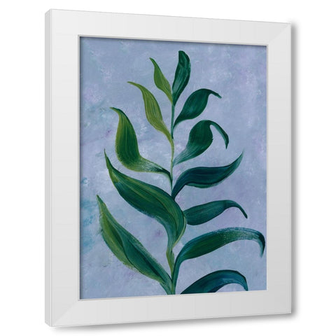 Woong branch White Modern Wood Framed Art Print by Laiz Blursbyai, Rosana
