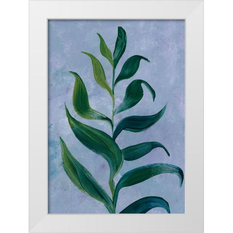 Woong branch White Modern Wood Framed Art Print by Laiz Blursbyai, Rosana
