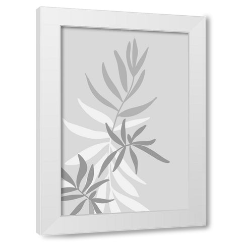 Baahir greenery White Modern Wood Framed Art Print by Laiz Blursbyai, Rosana