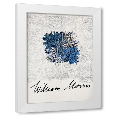 Tulip and Willow White Modern Wood Framed Art Print by Pictufy