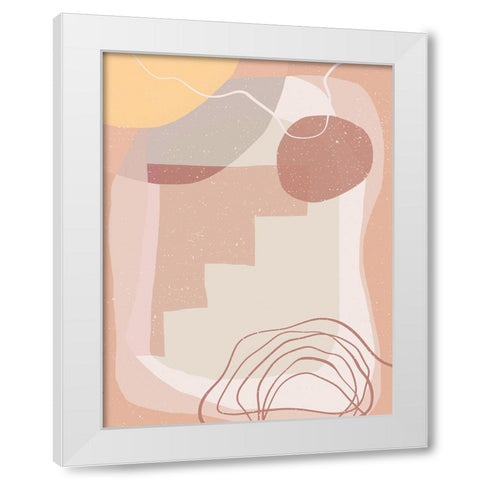Stairway to Heaven White Modern Wood Framed Art Print by Demir, Aylin