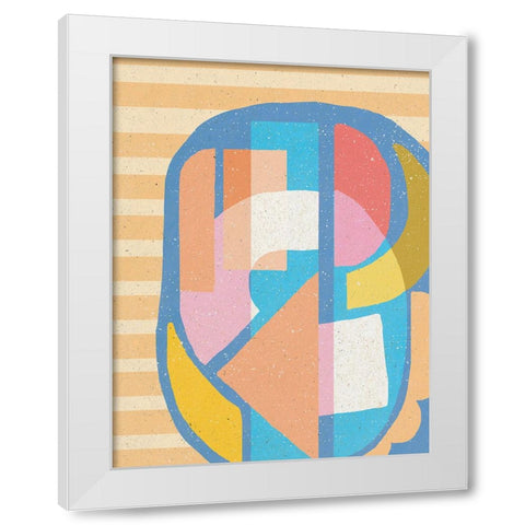 Signs a Block White Modern Wood Framed Art Print by Demir, Aylin