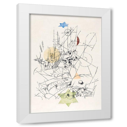 Hope and Destruction 1916 White Modern Wood Framed Art Print by Pictufy