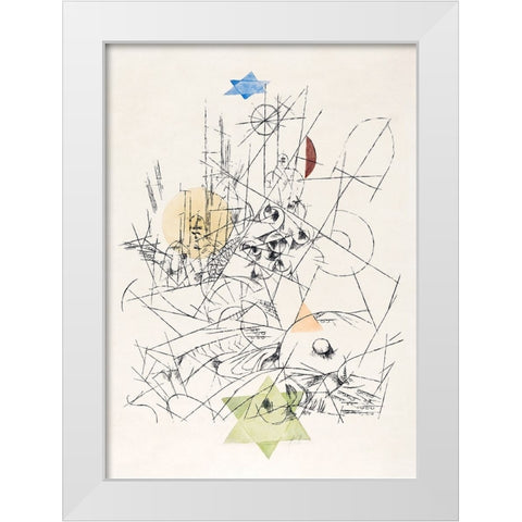 Hope and Destruction 1916 White Modern Wood Framed Art Print by Pictufy