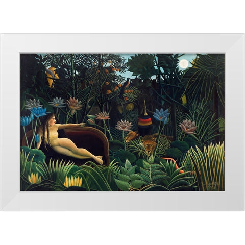 The Dream White Modern Wood Framed Art Print by Pictufy