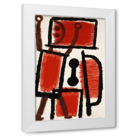 Locksmith 1940 White Modern Wood Framed Art Print by Pictufy