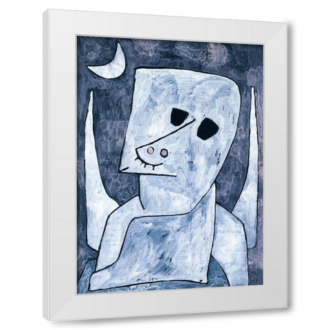 Angel Applicant 1939 White Modern Wood Framed Art Print by Pictufy