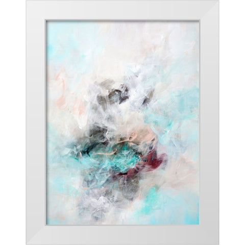 Chilled by the Ocean wind White Modern Wood Framed Art Print by Wattre, Francoise
