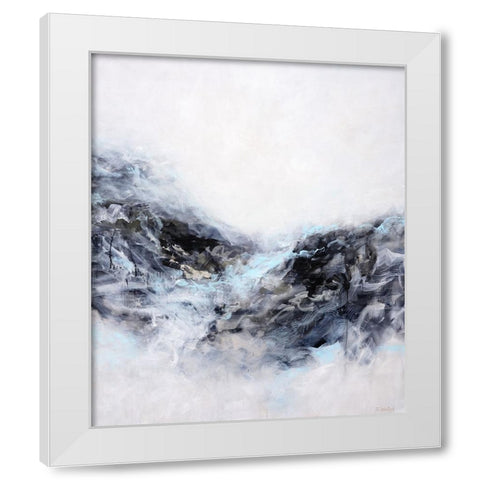 Ebb and Flow White Modern Wood Framed Art Print by Wattre, Francoise