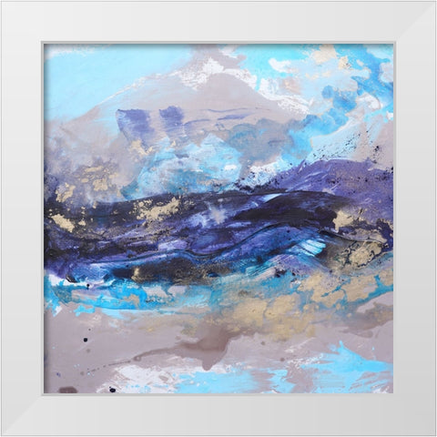 Ocean Breeze 2 White Modern Wood Framed Art Print by Wattre, Francoise