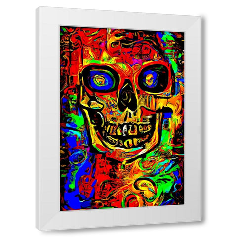 End White Modern Wood Framed Art Print by Baco, Velibor