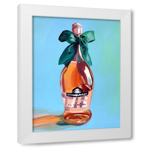 RosAc White Modern Wood Framed Art Print by Key and Sea